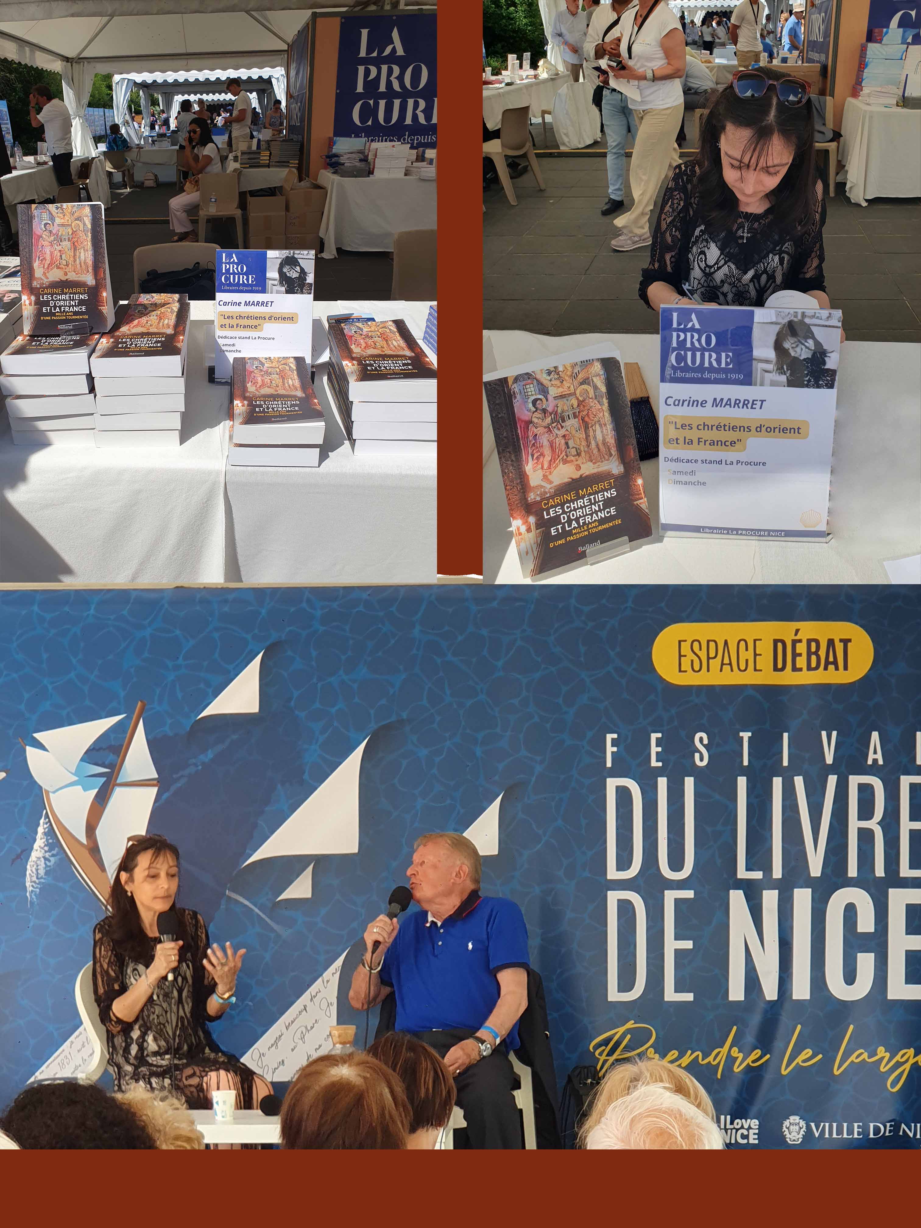 Carine Marret Festival Livre Nice chrétiens Orient